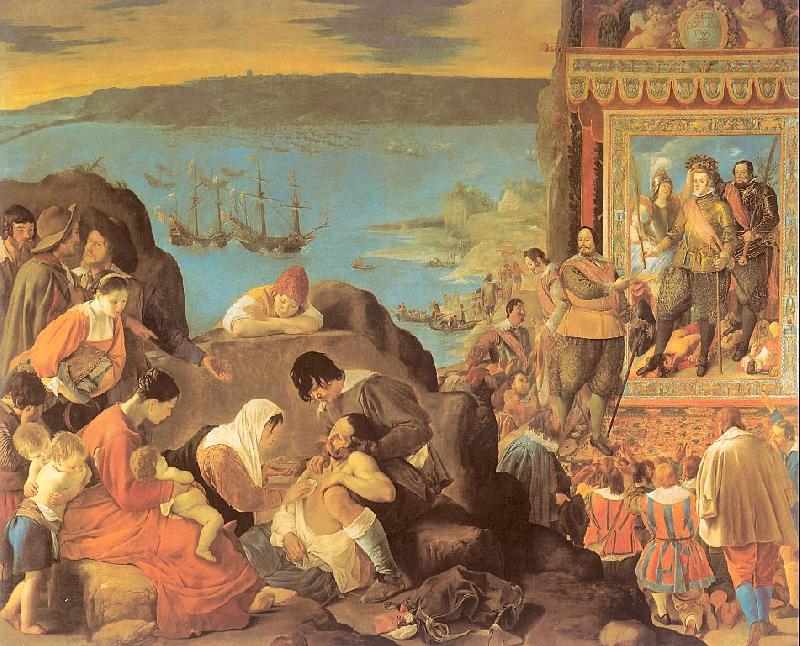 Maino, Juan Bautista del The Recovery of Bahia in Brazil China oil painting art